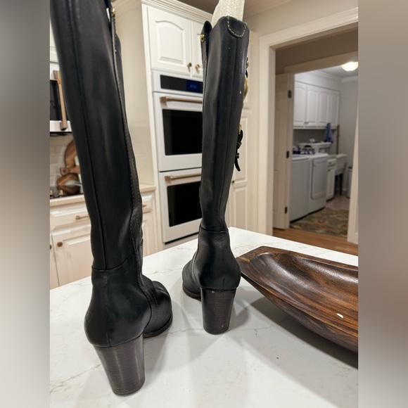 Lucky Brand Black Leather Boots - Picture 3 of 12